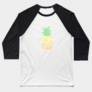 Watercolour Pineapple Baseball T-Shirt